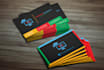 design minimal and luxury business and visiting card design