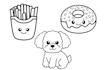 create cute character line art