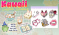 design cute kawaii stickers for planner, brand or etsy shop