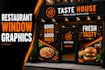 design eye catching storefront window graphics and signage