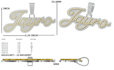 hip hop style name pendant
