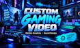 create a gaming intro and youtube channel promo video