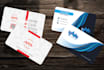 design logo, business card, and stationery