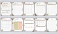 design custom printable and digital planners, journals and calendars