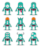 create a cute mascot design kawaii