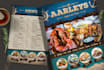 design professional menu design and food poster