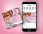 create hair extension, beauty ,salon flyer, event flyer
