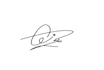 design handwritten and signature logo