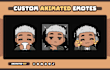 draw cute animated emote for your twitch
