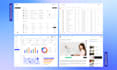 do figma ui ux design for saas, ai dashboard, web app, crm