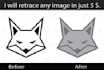 professionally retrace your image