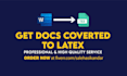convert any document into latex