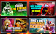 design high quality youtube gaming thumbnails in 3hours