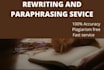 do article rewriting and paraphrasing of your content