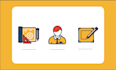 design modern illustration  icon set