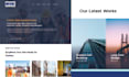 create creative one page landing website