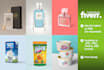 custom product mockup designs for packaging and branding