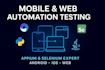 do mobile and web apps automation using appium and selenium