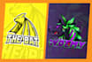 design twitch mascot and gaming logo