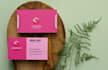 design profession business card with two concepts