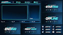 design professional stream overlay package