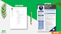 write and design a resume, cover letter and linkedin profile