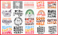 make creative svg, cut file, png, eps, dxf design bundle