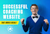 build consulting, life coaching website with booking system