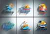 make holidays, summer, vacation, beach, trip logo for you