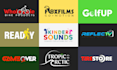 design creative text based wordmark or lettermark logo