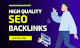 publish article on high quality dofollow SEO backlinks contextual link building