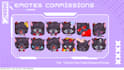 create chibi emotes, animated emotes or sub badges for twitch, discord, vtuber