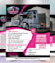 design professional truck freight dispatching logistics flyer