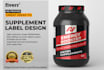 do supplement label design and product label design