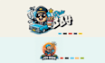 design cartoon ,mascot,gaming, and animal character logo