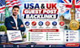 publish high da guest post backlinks on USA and UK sites