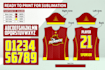 design and layout sublimation jersey or esports jersey