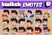 create a premium twitch emotes or badges