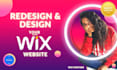 redesign, design, or develop your wix website