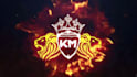 fire effect lion 3d animated logo