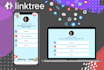 setup and customize linktree bio link for instagram within 1 hour