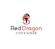 create a beautiful red dragon cookware logo