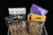 design header card, bag topper, packaging label