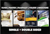 design a professional business flyer, brochure, or poster