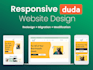 build a duda website, duda website design and redesign