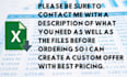 provide excel formatting, data entry, data merge, cleanup