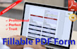 create pdf fillable form and design fillable pdf form