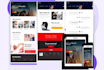 convert PSD, xd, figma, wix, sketch to wordpress with elementor