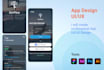 create mobile app UI UX design in figma