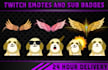 create twitch emotes and sub badges